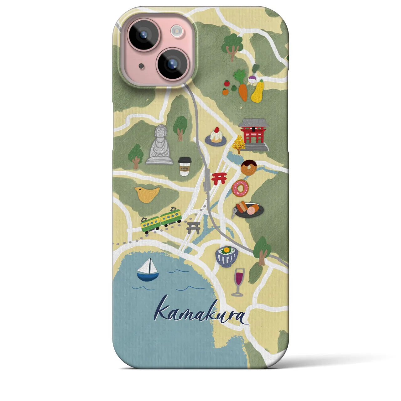 【鎌倉】Walk & Eat iPhoneケース(バックカバータイプ)