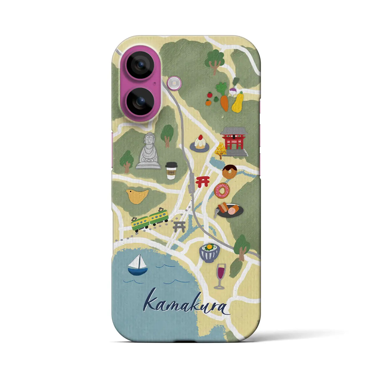 【鎌倉】Walk & Eat iPhoneケース(バックカバータイプ)