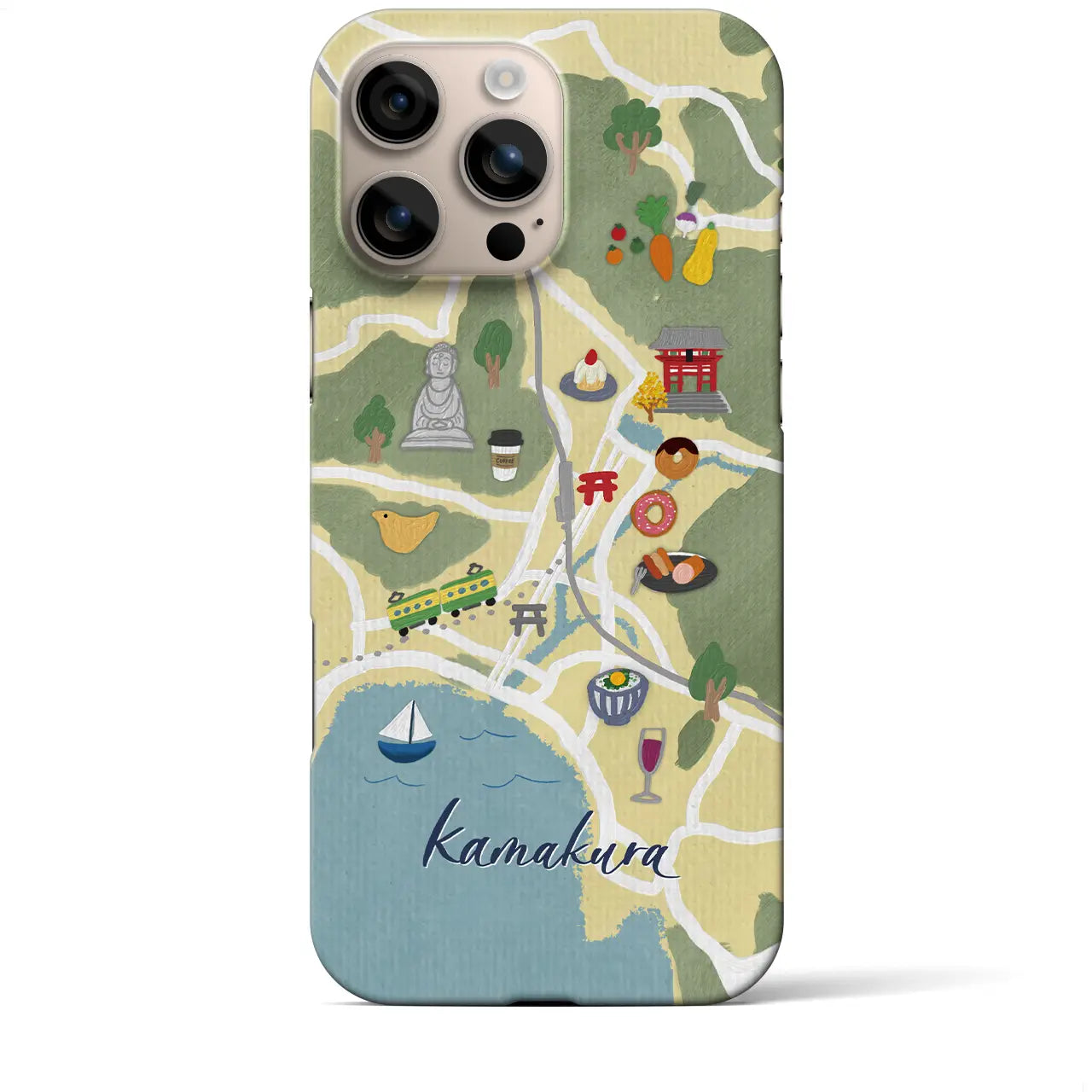 【鎌倉】Walk & Eat iPhoneケース(バックカバータイプ)