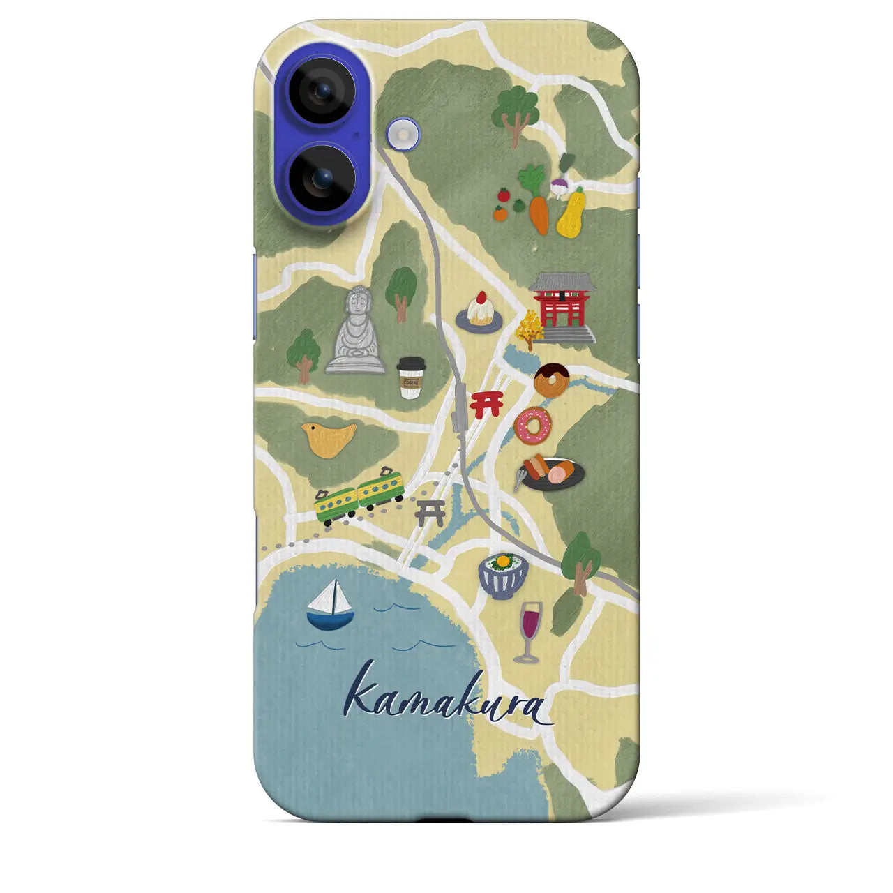 【鎌倉】Walk & Eat iPhoneケース(バックカバータイプ)