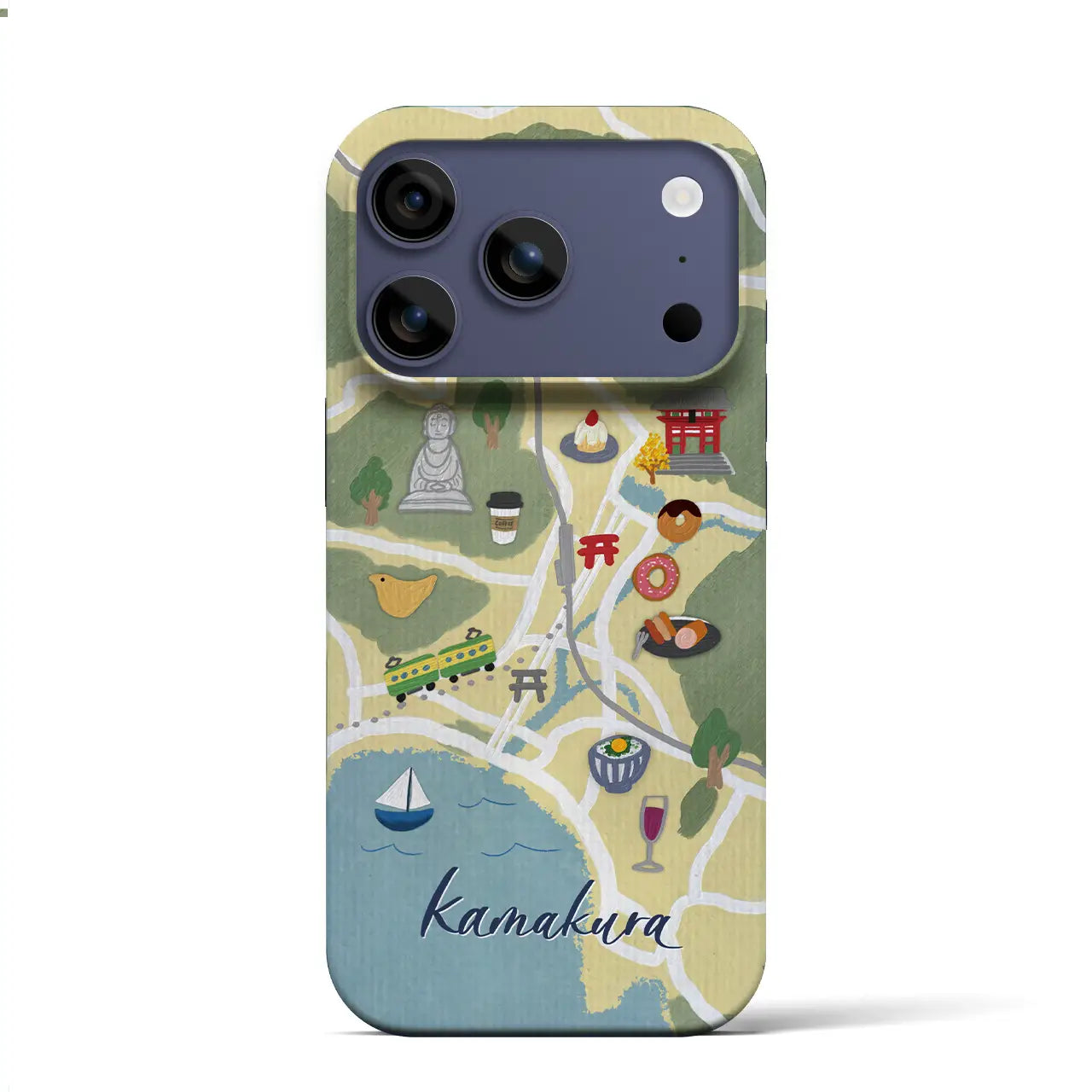 【鎌倉】Walk & Eat iPhoneケース(バックカバータイプ)