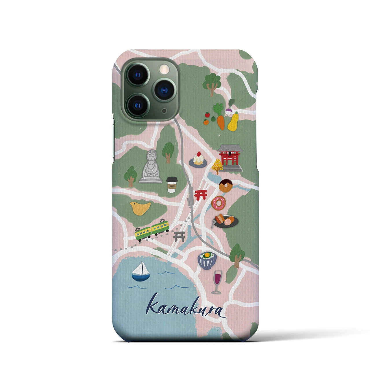 【鎌倉】Walk & Eat iPhoneケース(バックカバータイプ)
