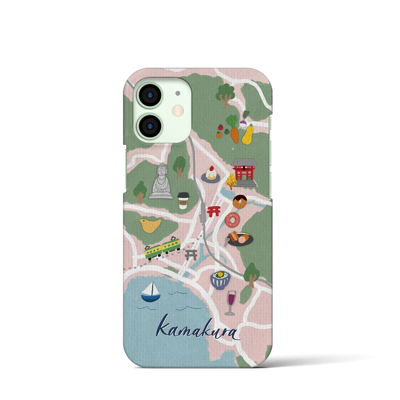 【鎌倉】Walk & Eat iPhoneケース(バックカバータイプ)