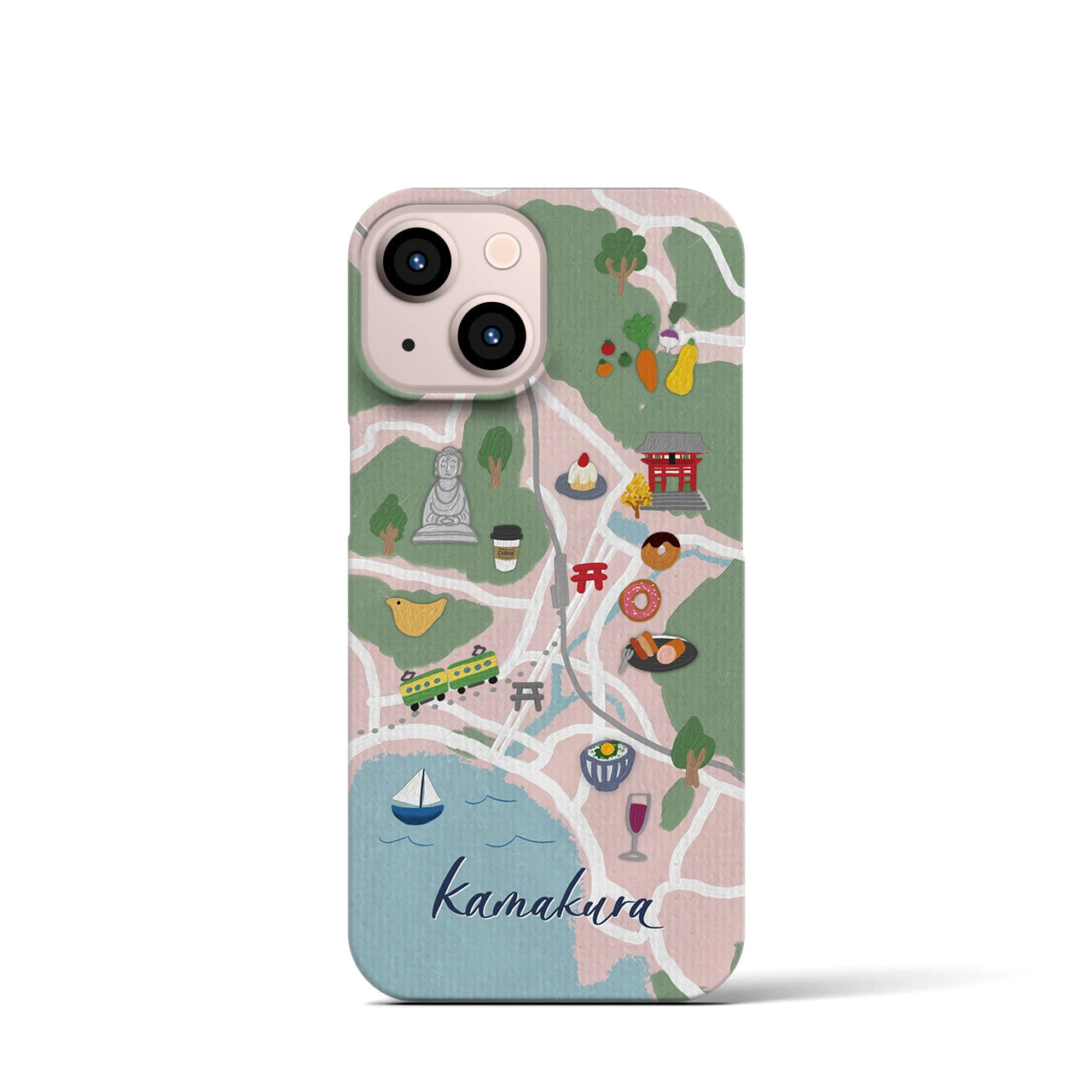 【鎌倉】Walk & Eat iPhoneケース(バックカバータイプ)