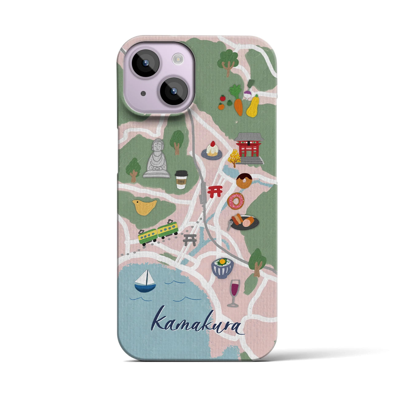 【鎌倉】Walk & Eat iPhoneケース(バックカバータイプ)