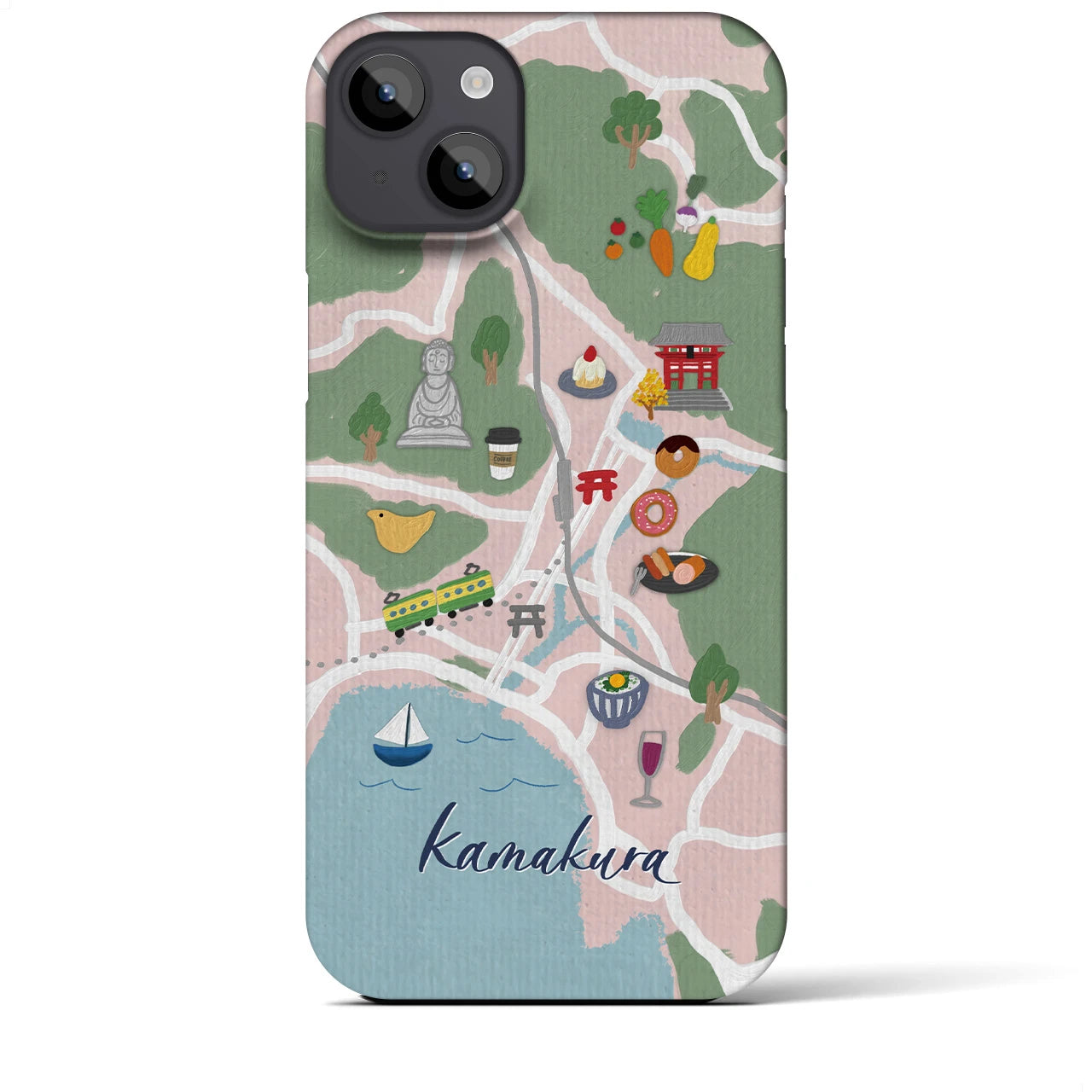 【鎌倉】Walk & Eat iPhoneケース(バックカバータイプ)