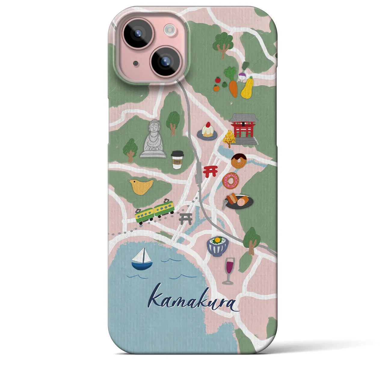 【鎌倉】Walk & Eat iPhoneケース(バックカバータイプ)