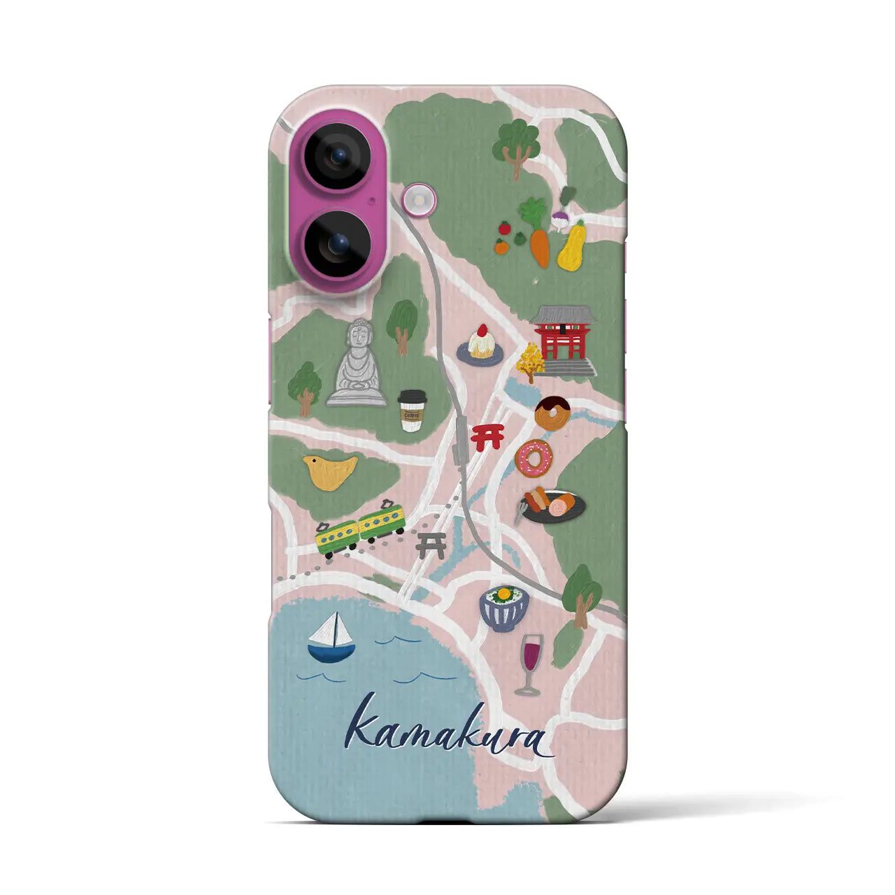 【鎌倉】Walk & Eat iPhoneケース(バックカバータイプ)