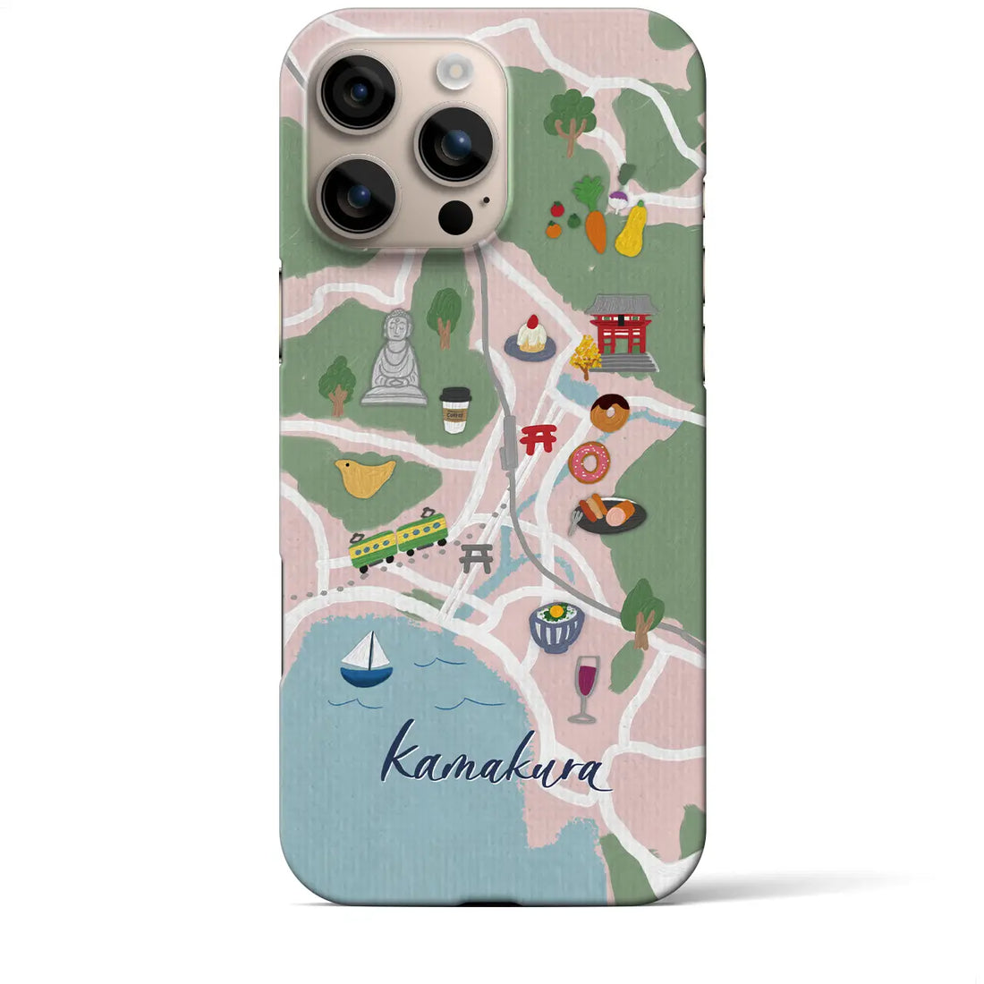 【鎌倉】Walk & Eat iPhoneケース(バックカバータイプ)
