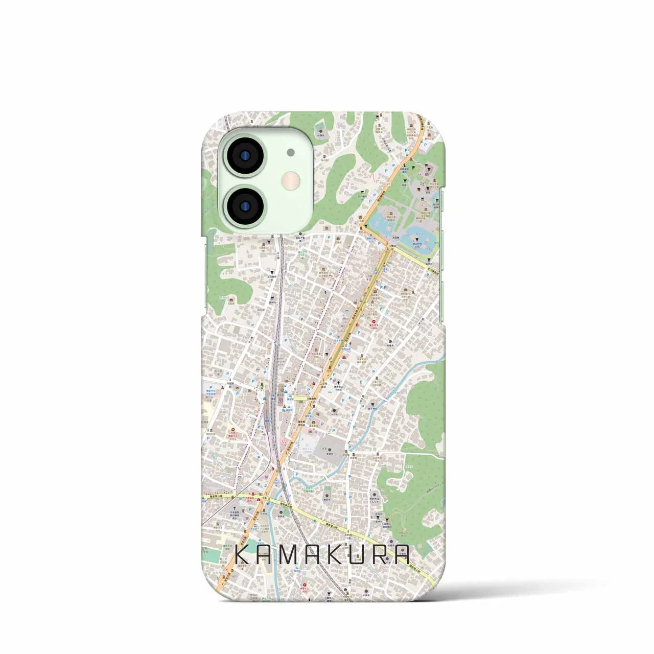 【鎌倉2(神奈川県)】地図柄iPhoneケース(バックカバータイプ)