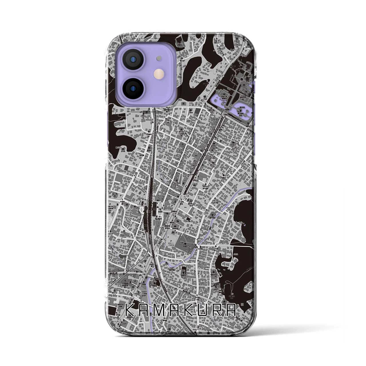 【鎌倉2(神奈川県)】地図柄iPhoneケース(クリアタイプ)
