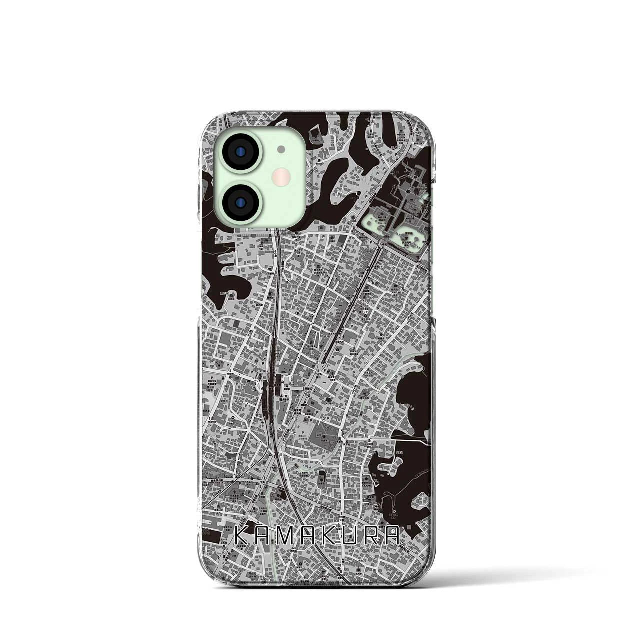 【鎌倉2(神奈川県)】地図柄iPhoneケース(クリアタイプ)
