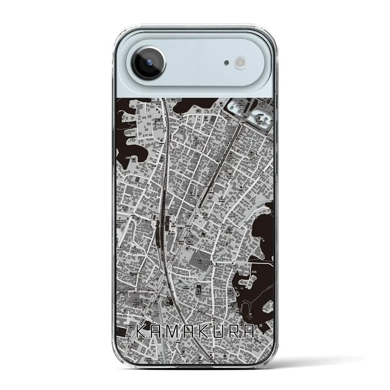 【鎌倉2(神奈川県)】地図柄iPhoneケース(クリアタイプ)
