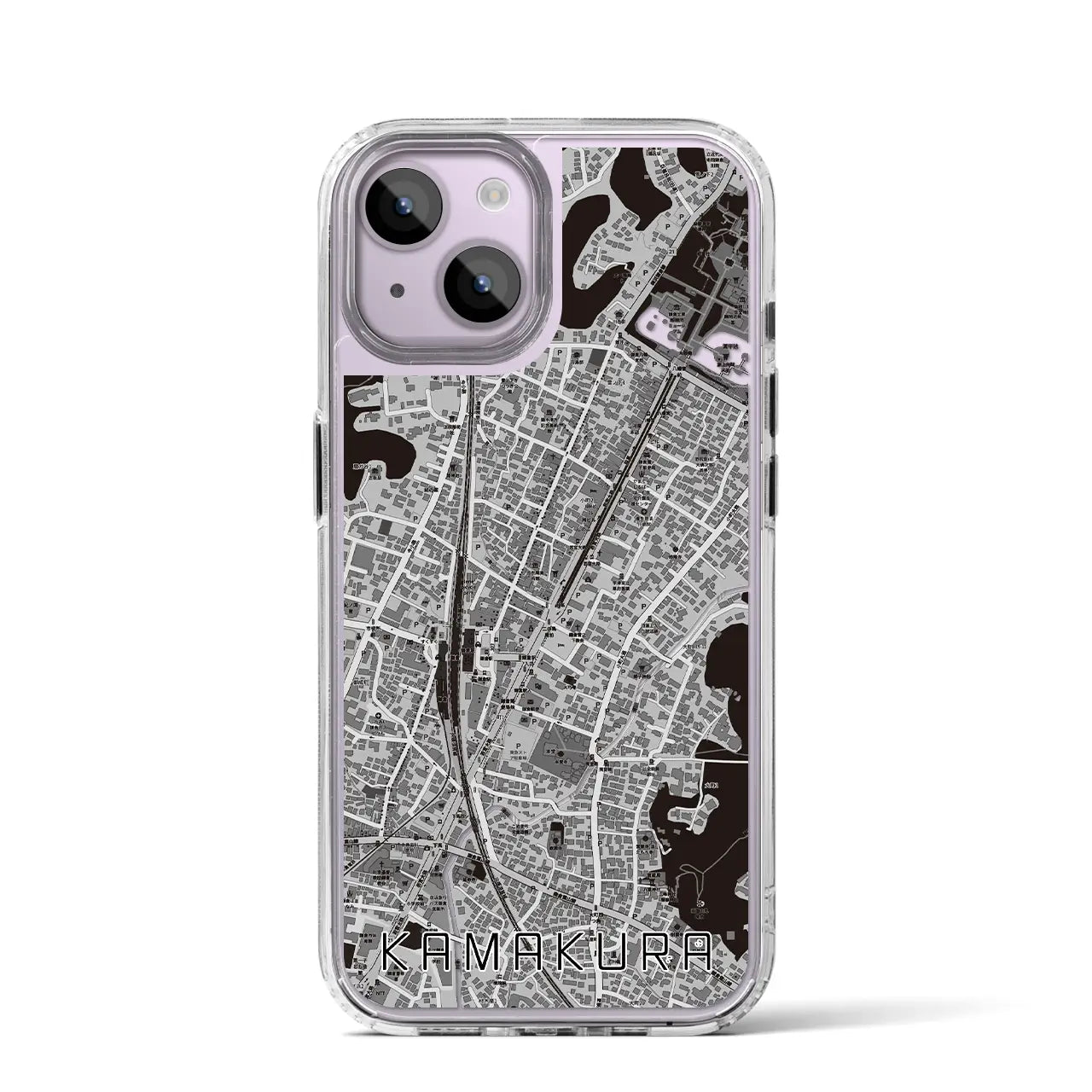 【鎌倉2(神奈川県)】地図柄iPhoneケース(MagSafeタイプ)
