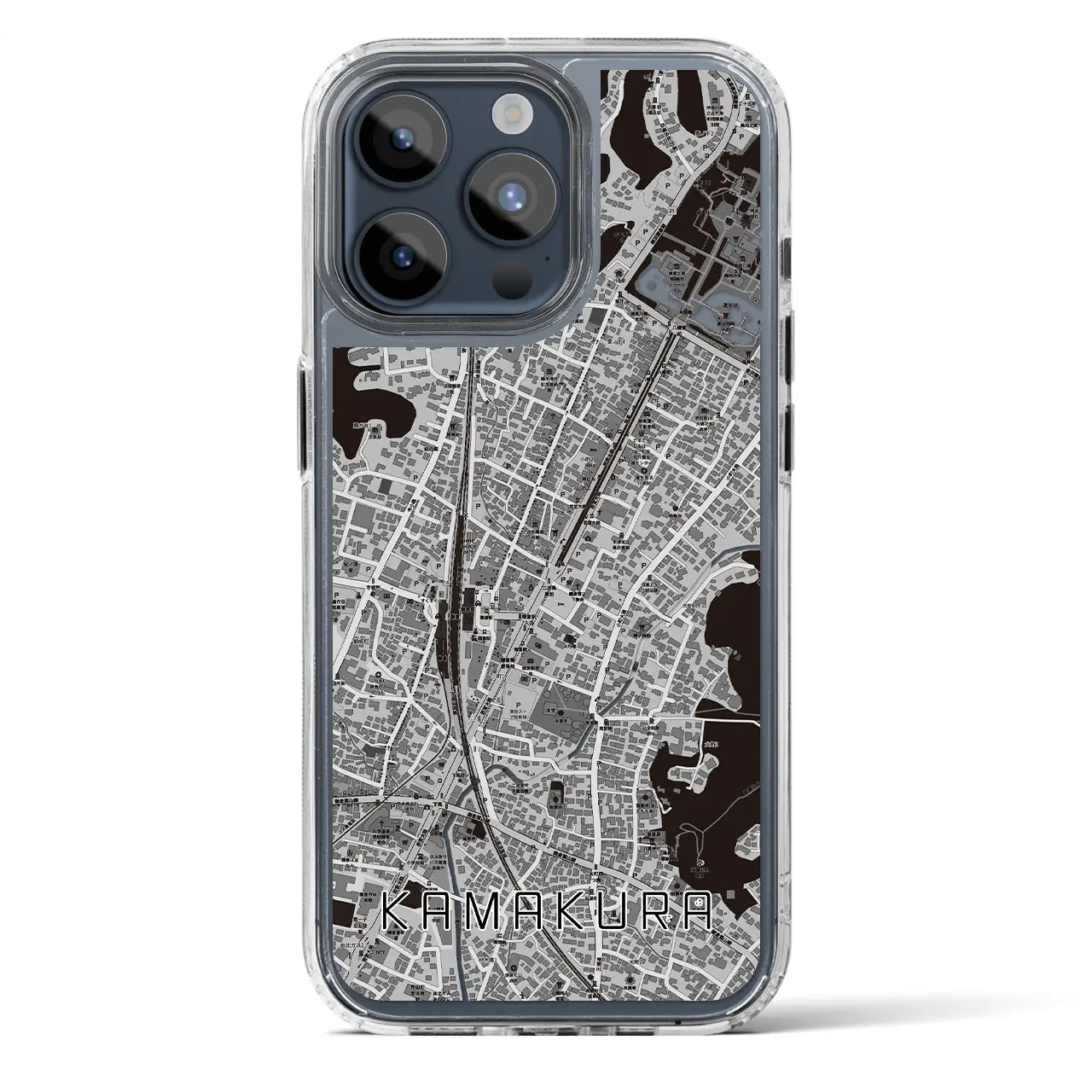 【鎌倉2(神奈川県)】地図柄iPhoneケース(MagSafeタイプ)