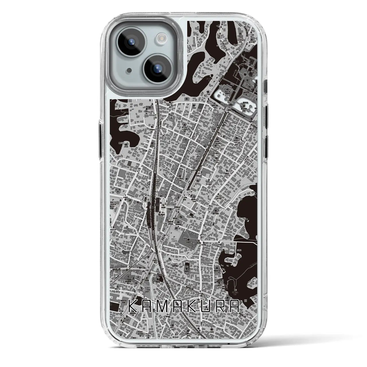 【鎌倉2(神奈川県)】地図柄iPhoneケース(MagSafeタイプ)