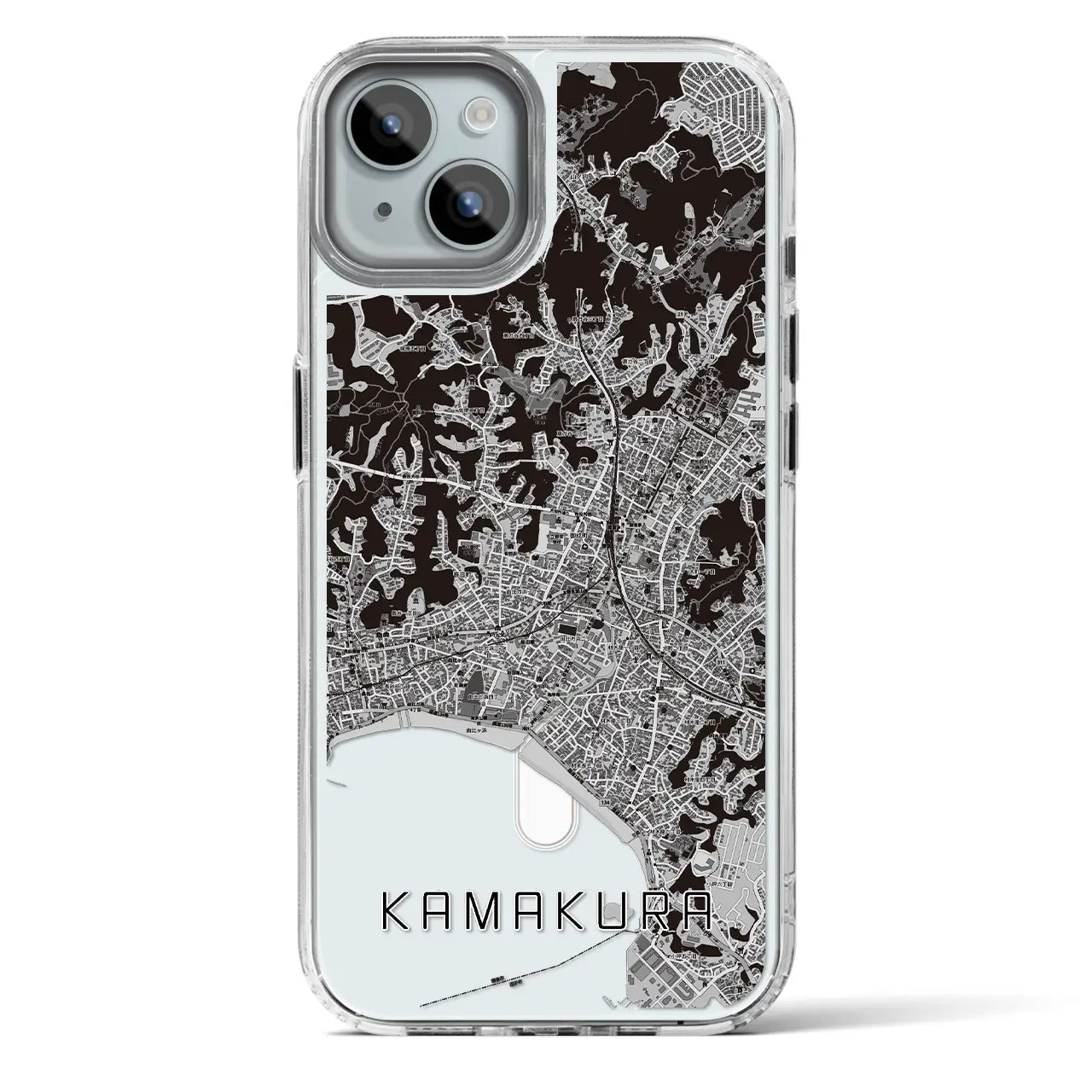 【鎌倉(神奈川県)】地図柄iPhoneケース(MagSafeタイプ)