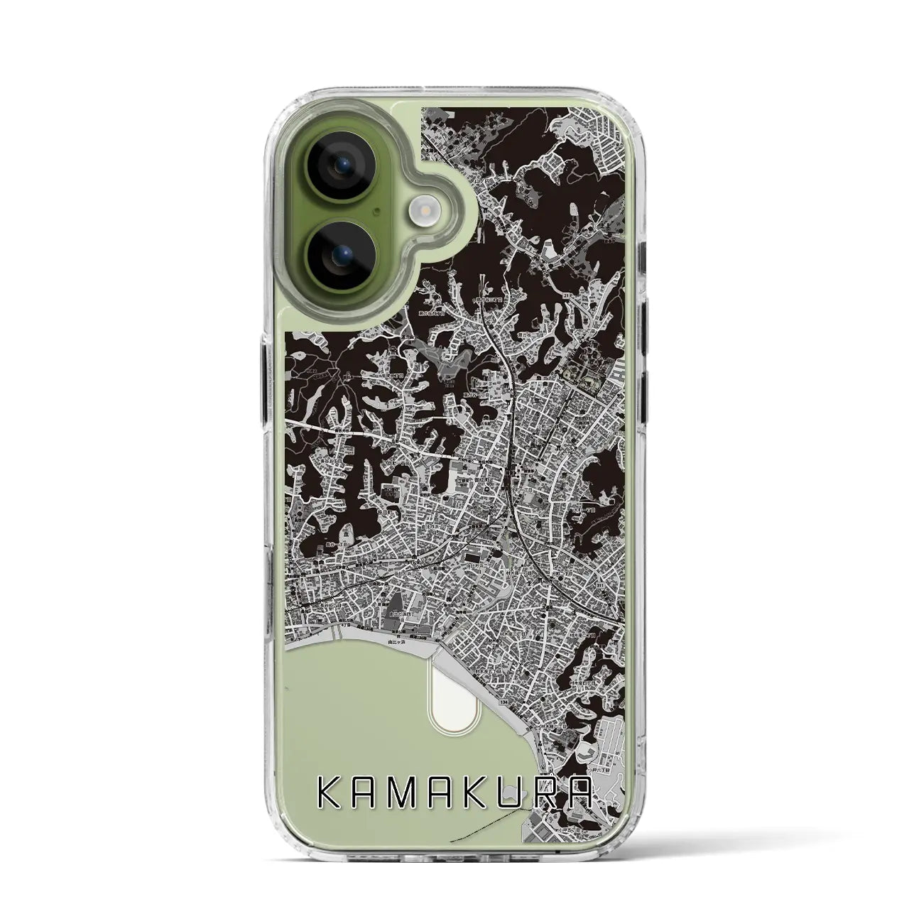 【鎌倉(神奈川県)】地図柄iPhoneケース(MagSafeタイプ)