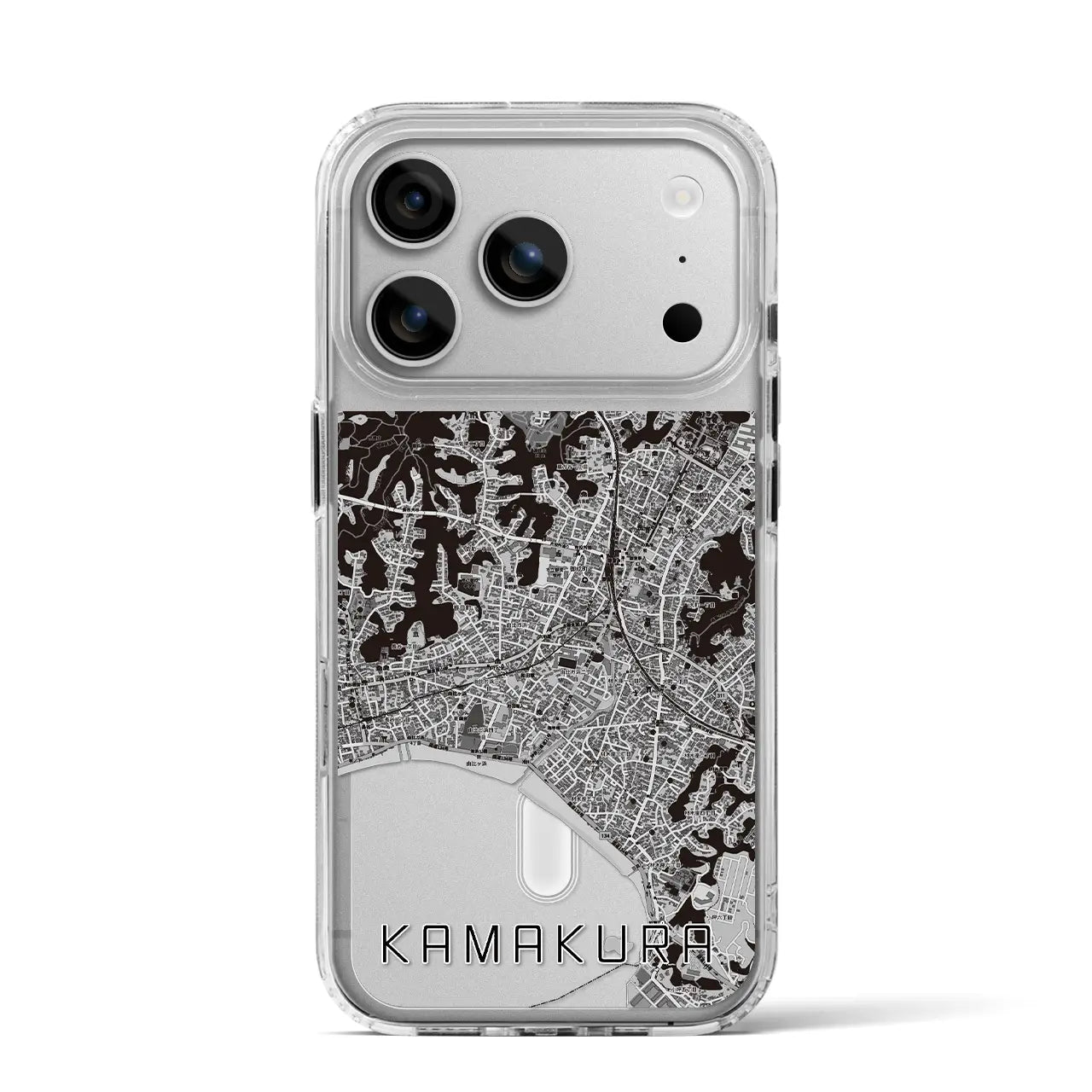 【鎌倉(神奈川県)】地図柄iPhoneケース(MagSafeタイプ)