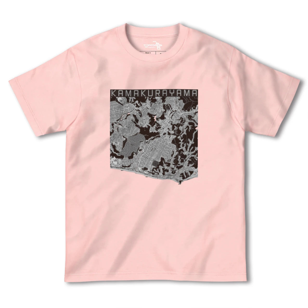 【鎌倉山(神奈川県)】地図柄ヘビーウェイトTシャツ