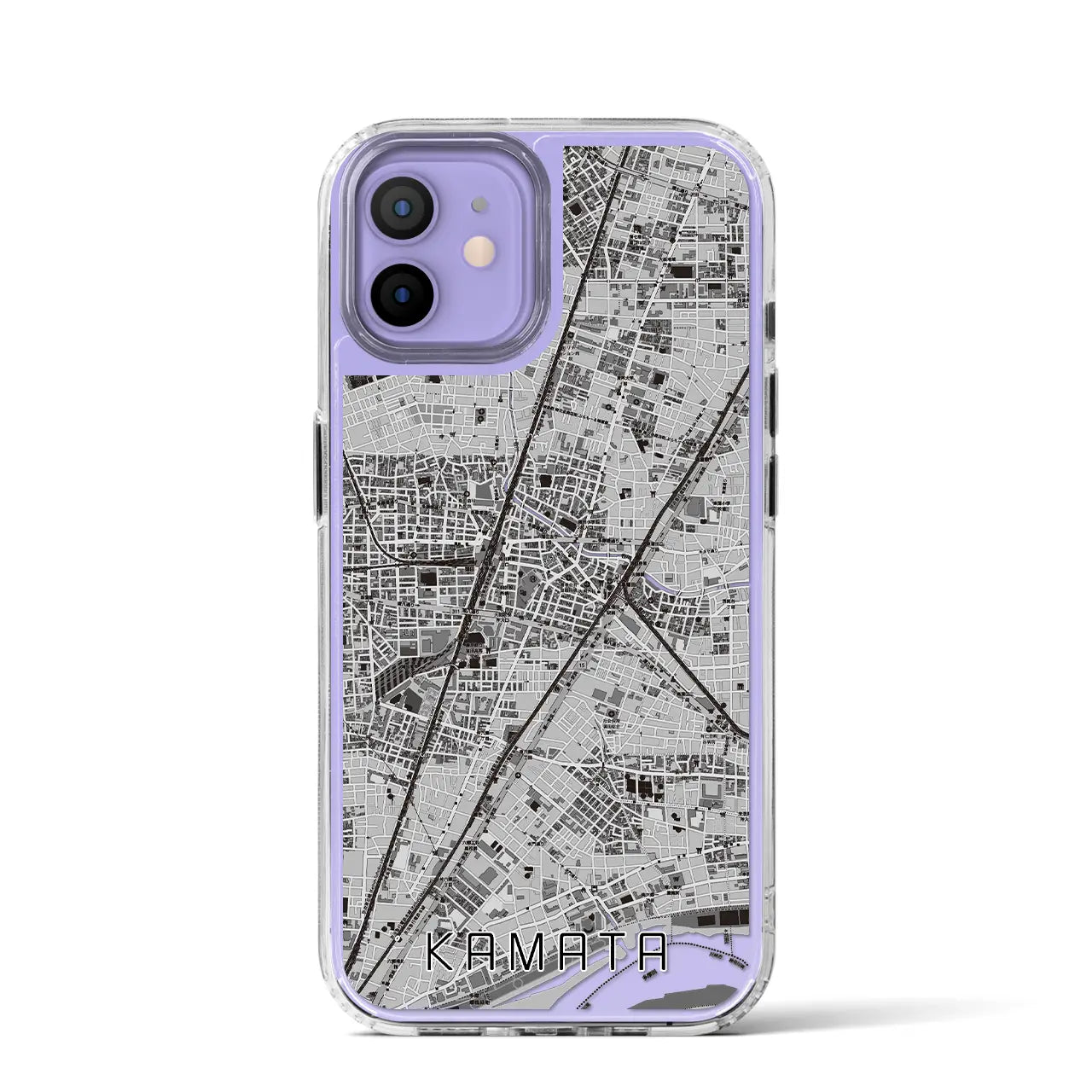 【蒲田(東京都)】地図柄iPhoneケース(MagSafeタイプ)
