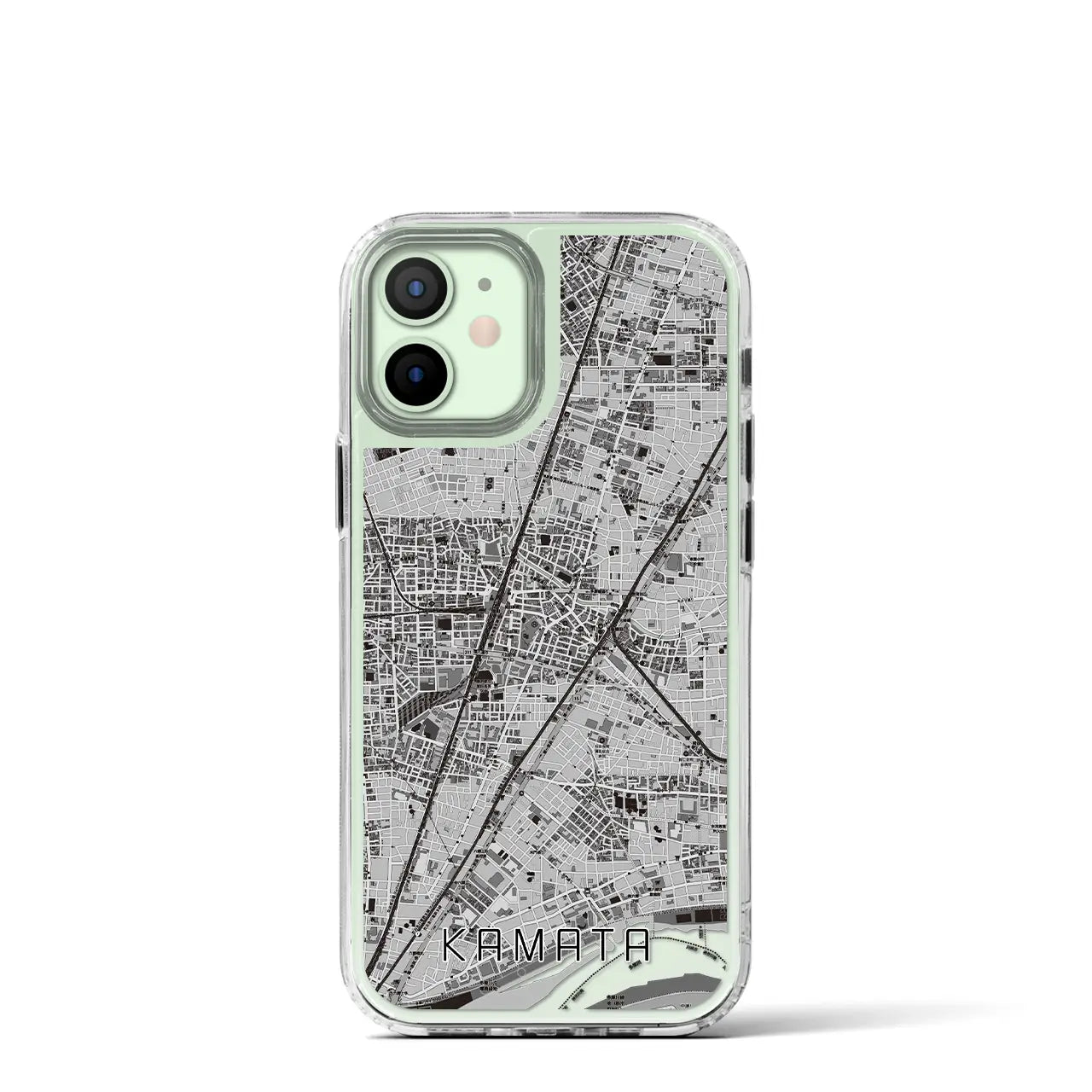 【蒲田(東京都)】地図柄iPhoneケース(MagSafeタイプ)