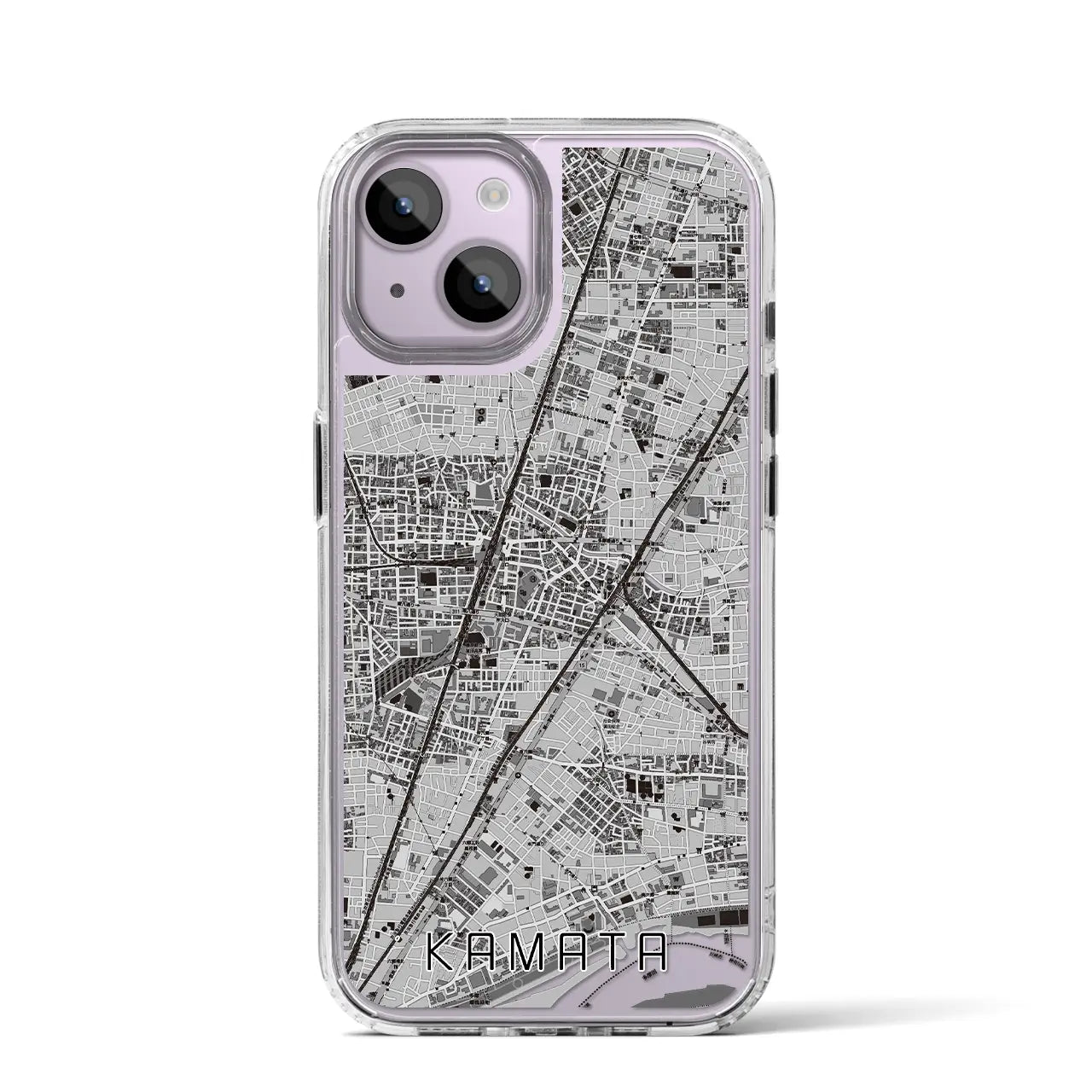 【蒲田(東京都)】地図柄iPhoneケース(MagSafeタイプ)