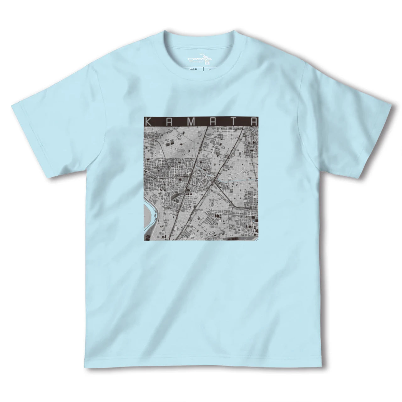 【蒲田(東京都)】地図柄ヘビーウェイトTシャツ