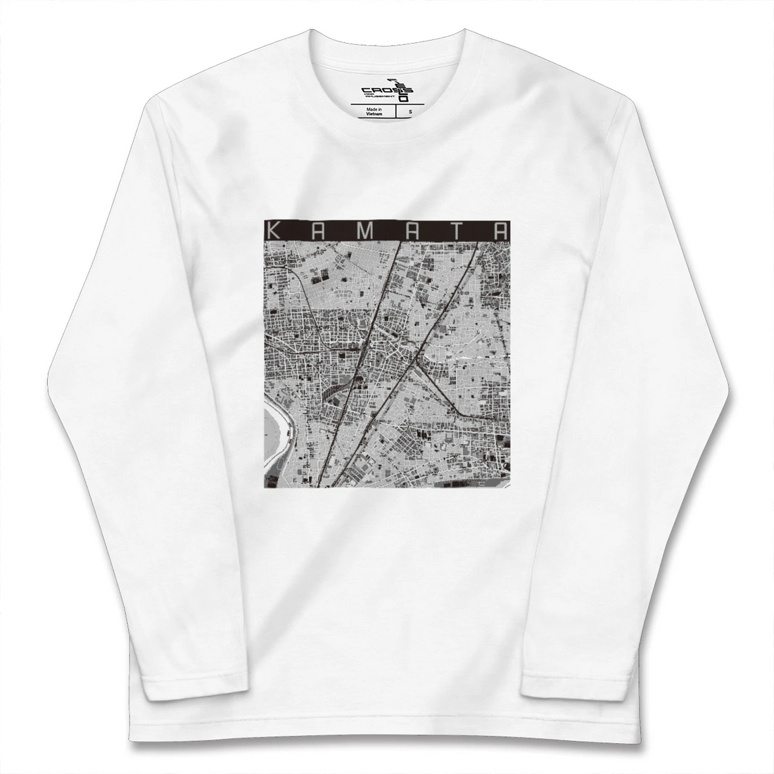 【蒲田(東京都)】地図柄ロングスリーブTシャツ