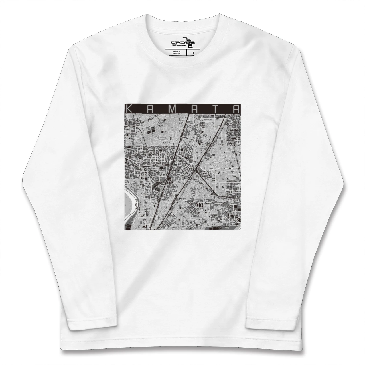 【蒲田(東京都)】地図柄ロングスリーブTシャツ