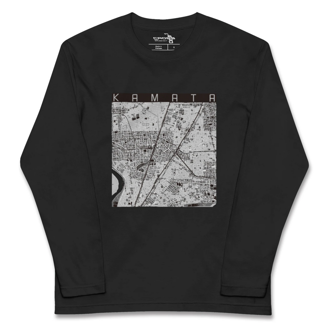 【蒲田(東京都)】地図柄ロングスリーブTシャツ