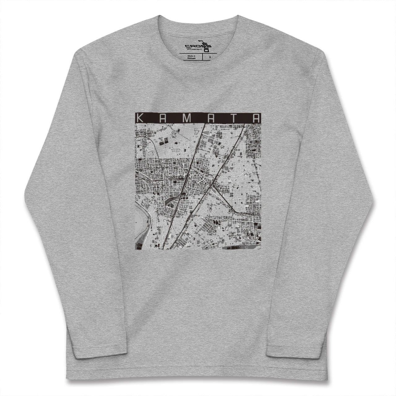 【蒲田(東京都)】地図柄ロングスリーブTシャツ
