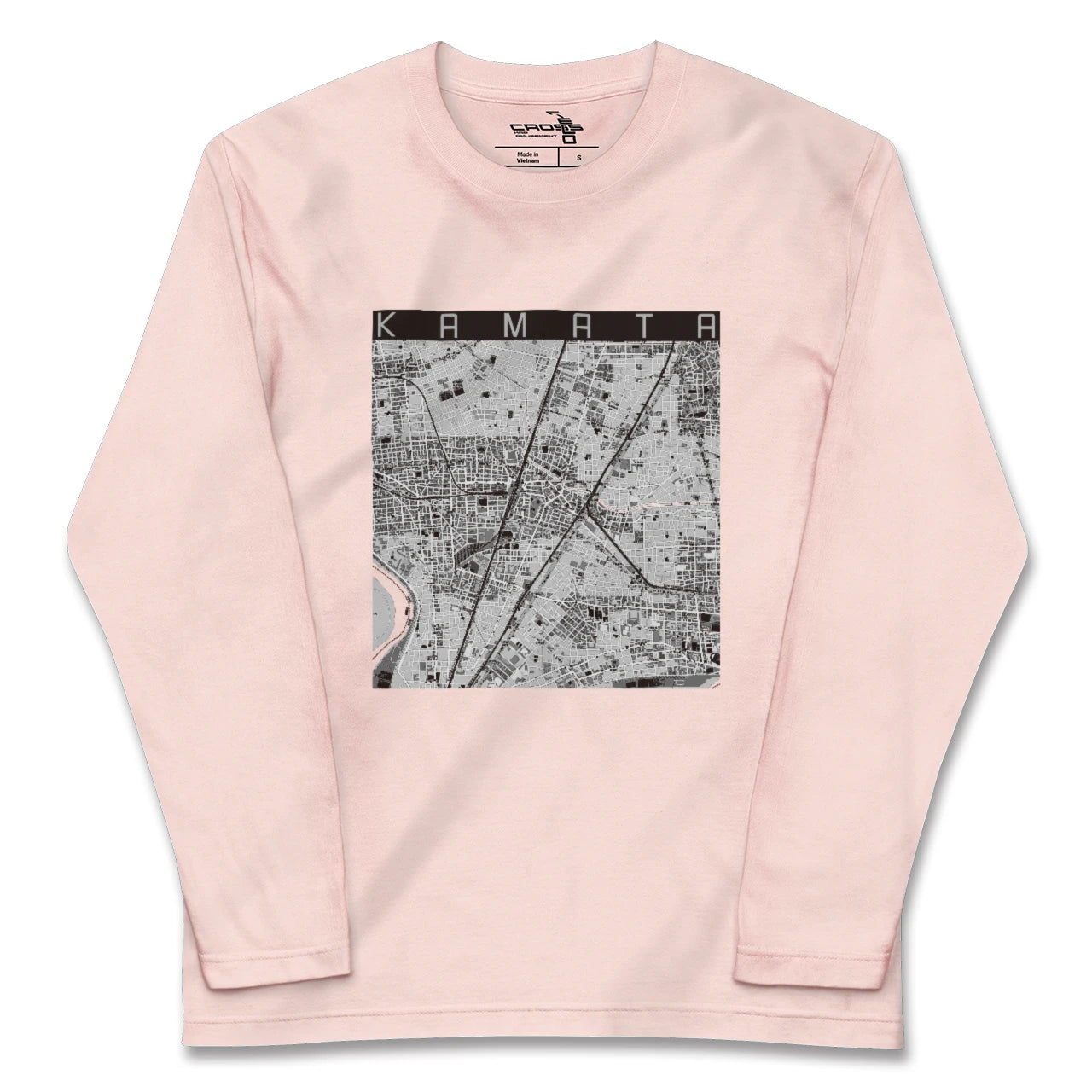 【蒲田(東京都)】地図柄ロングスリーブTシャツ