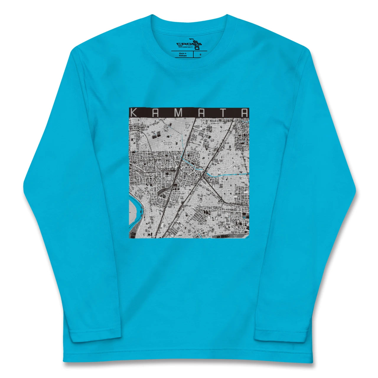 【蒲田(東京都)】地図柄ロングスリーブTシャツ