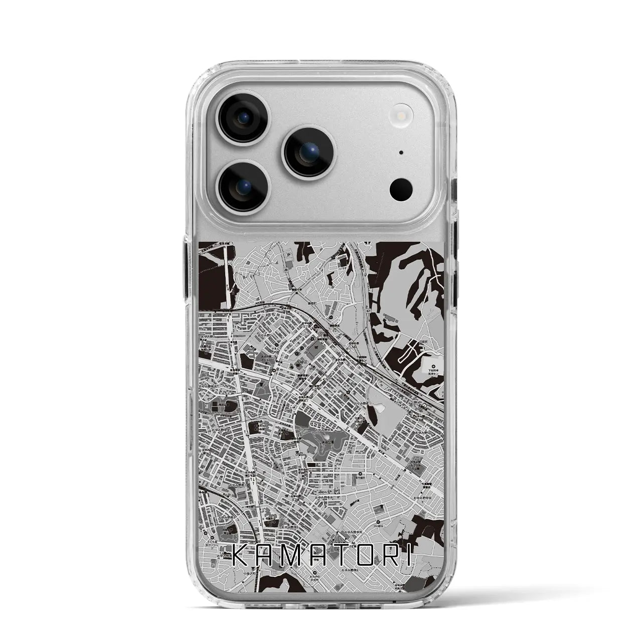 【鎌取(千葉県)】地図柄iPhoneケース(MagSafeタイプ)