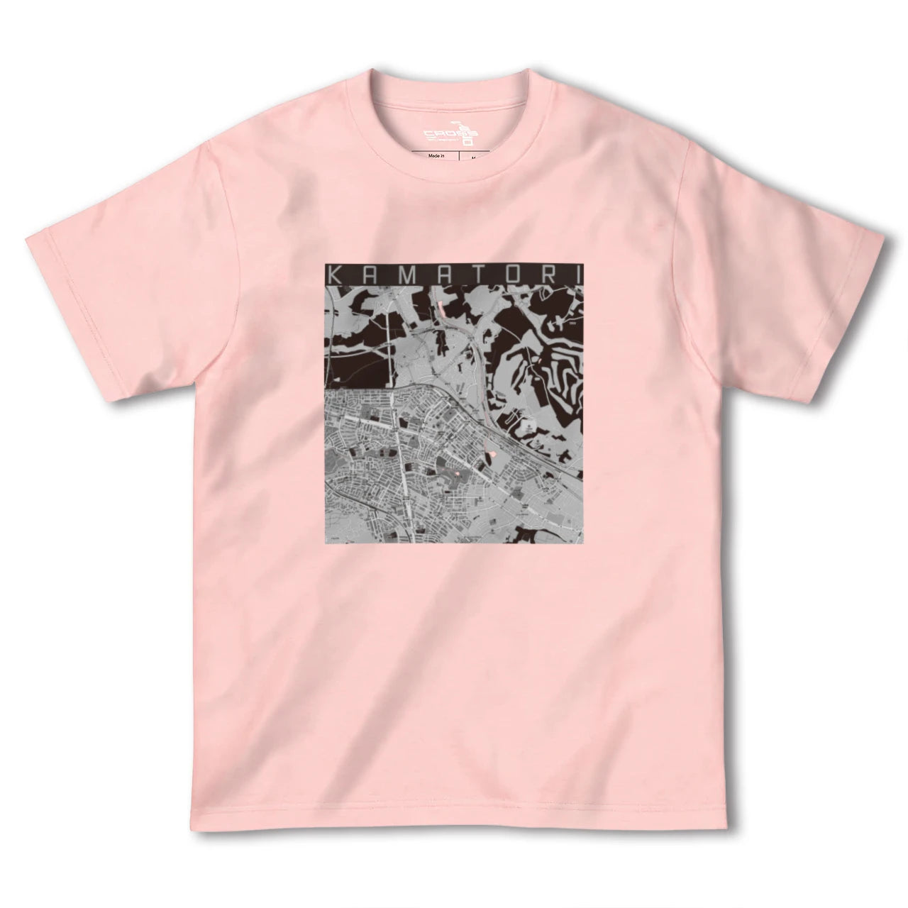【鎌取(千葉県)】地図柄ヘビーウェイトTシャツ