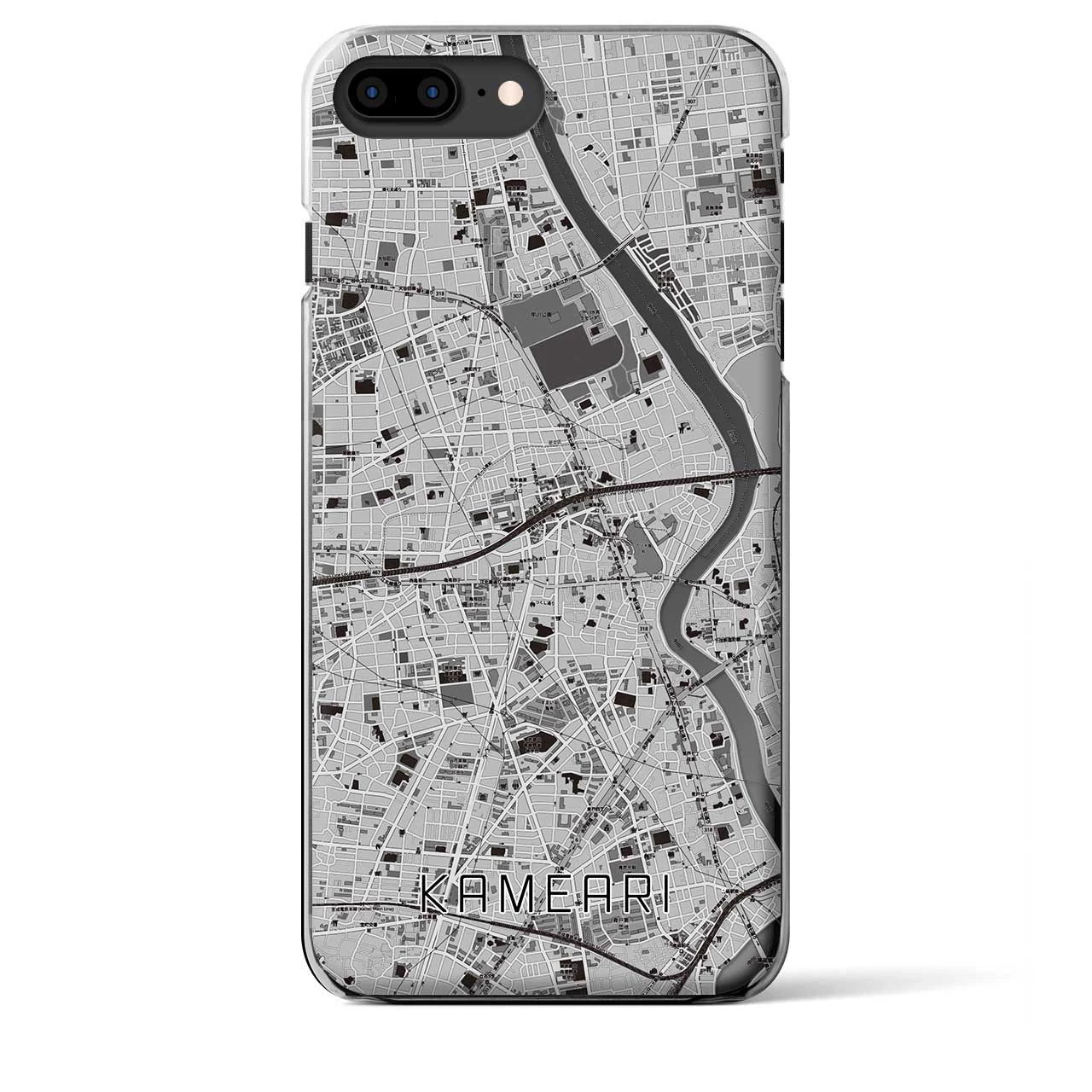 【亀有(東京都)】地図柄iPhoneケース(クリアタイプ)