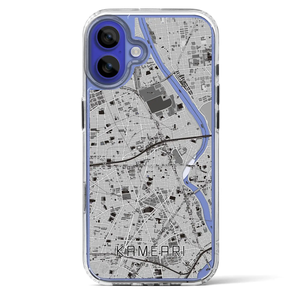 【亀有(東京都)】地図柄iPhoneケース(MagSafeタイプ)