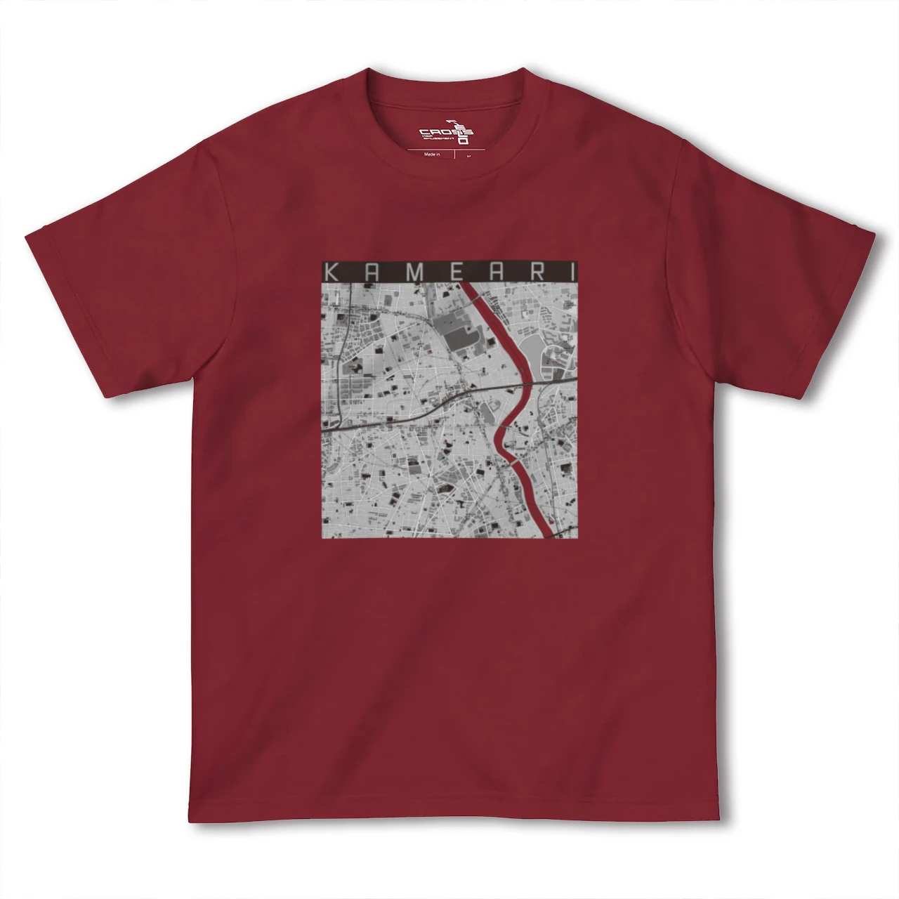 【亀有(東京都)】地図柄ヘビーウェイトTシャツ