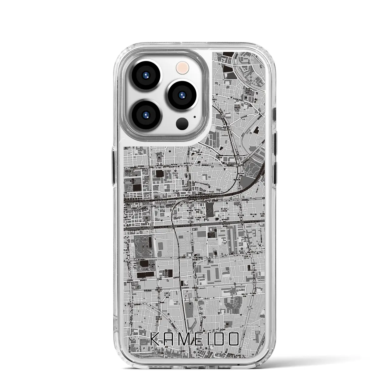 【亀戸(東京都)】地図柄iPhoneケース(MagSafeタイプ)