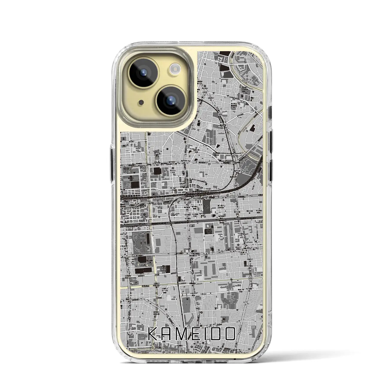 【亀戸(東京都)】地図柄iPhoneケース(MagSafeタイプ)