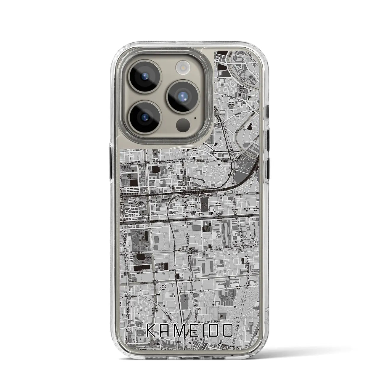 【亀戸(東京都)】地図柄iPhoneケース(MagSafeタイプ)