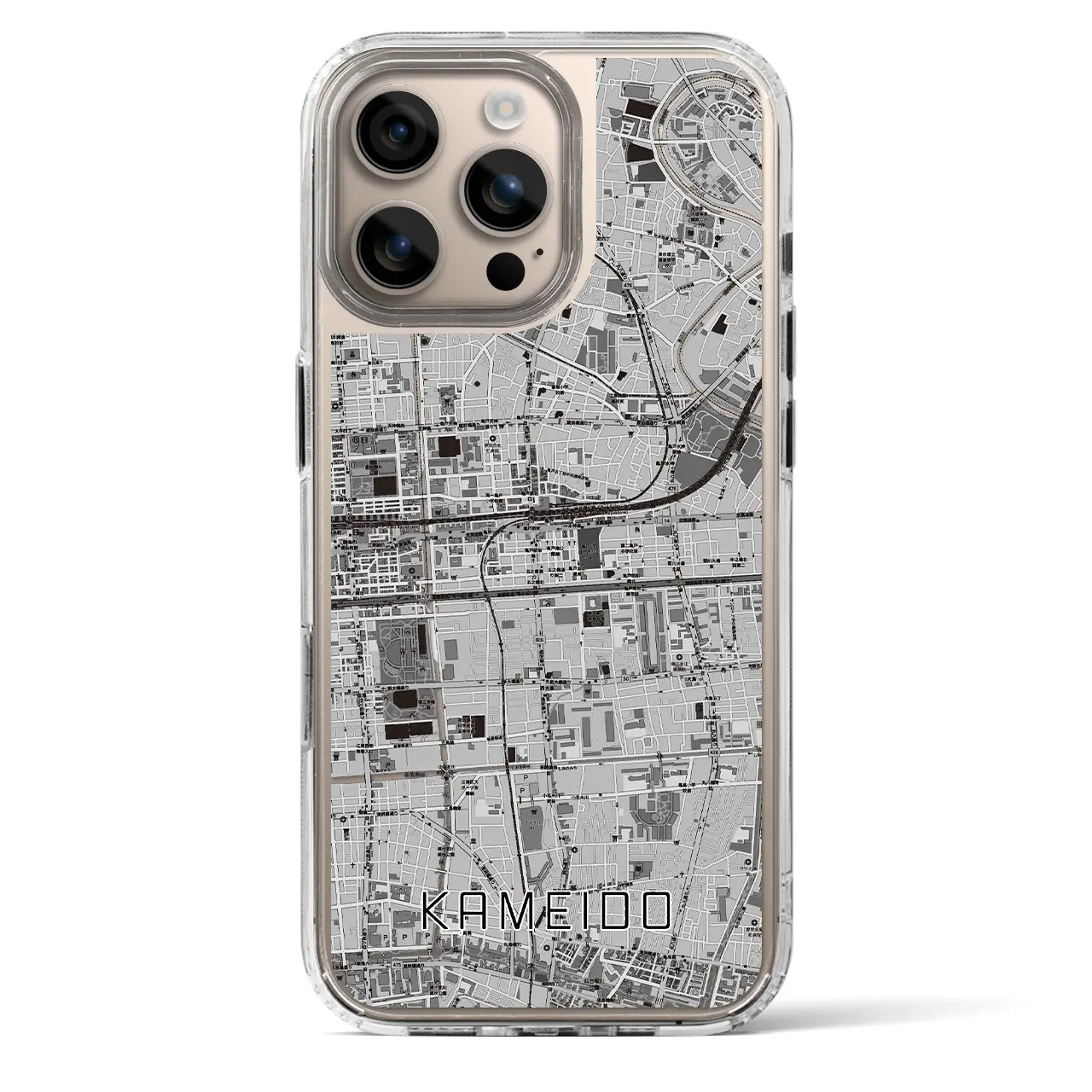 【亀戸(東京都)】地図柄iPhoneケース(MagSafeタイプ)