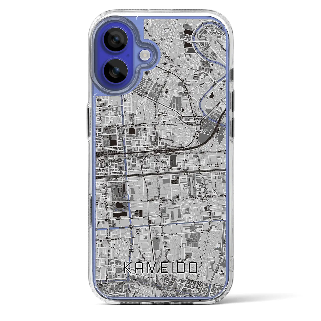 【亀戸(東京都)】地図柄iPhoneケース(MagSafeタイプ)