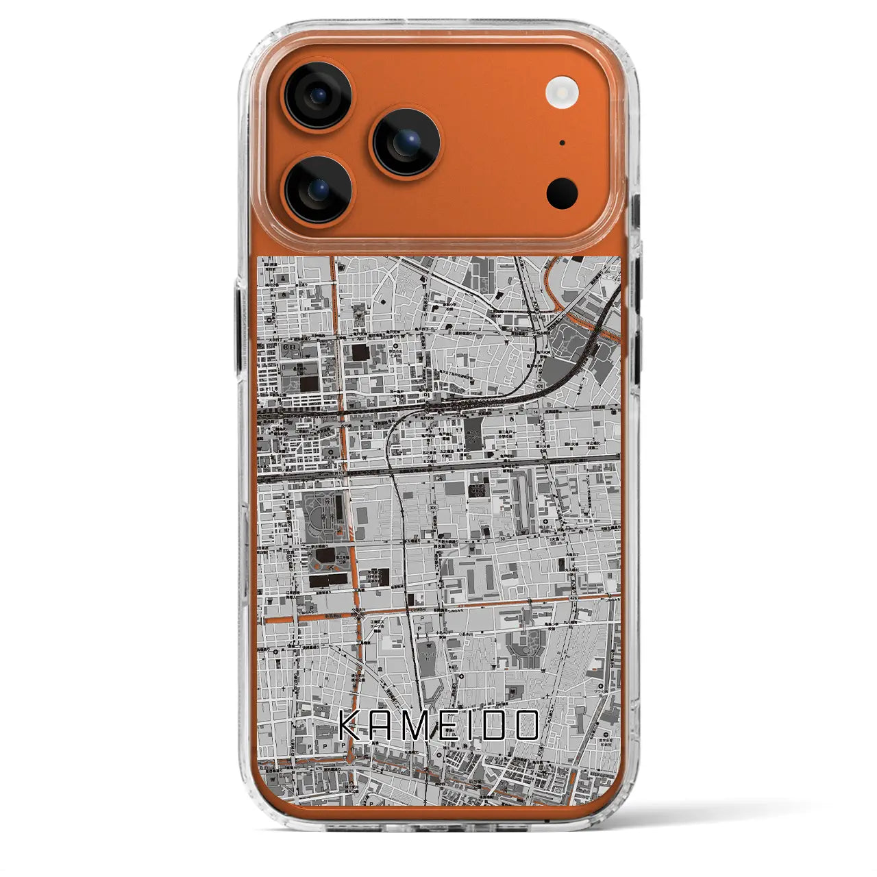 【亀戸(東京都)】地図柄iPhoneケース(MagSafeタイプ)