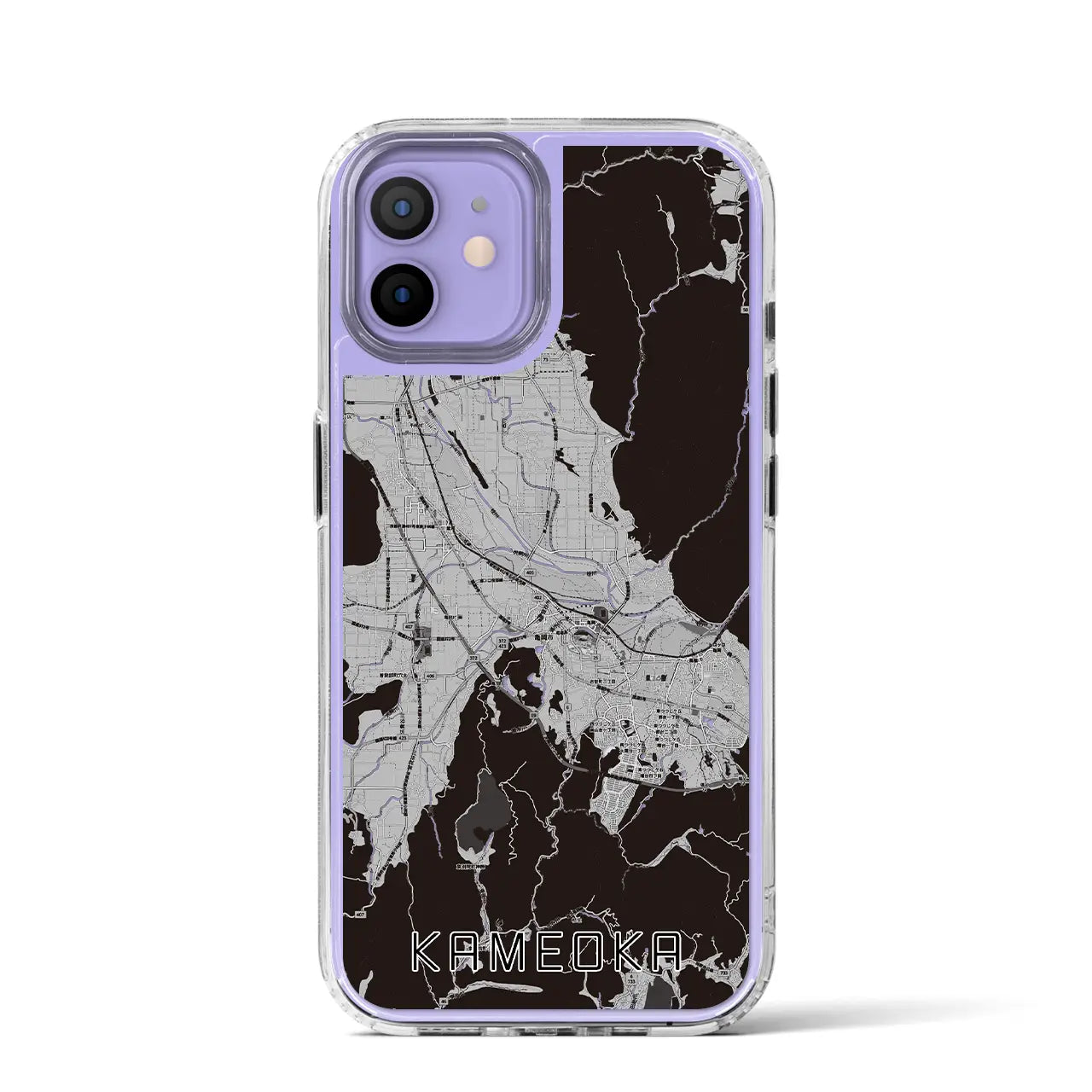 【亀岡(京都府)】地図柄iPhoneケース(MagSafeタイプ)