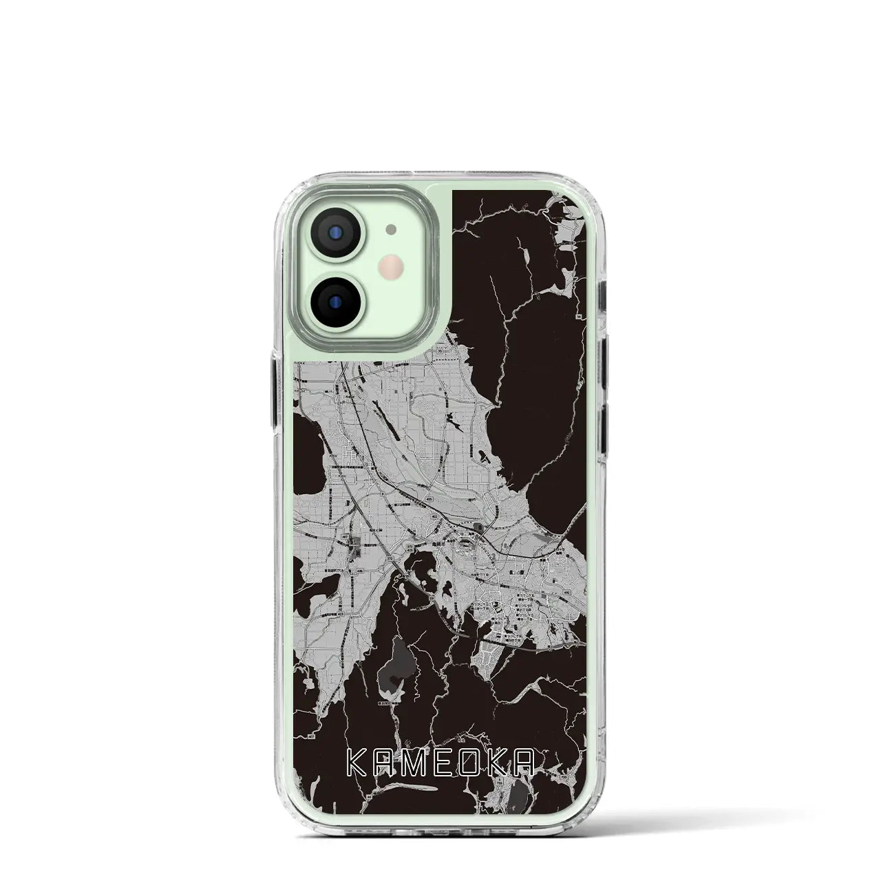 【亀岡(京都府)】地図柄iPhoneケース(MagSafeタイプ)