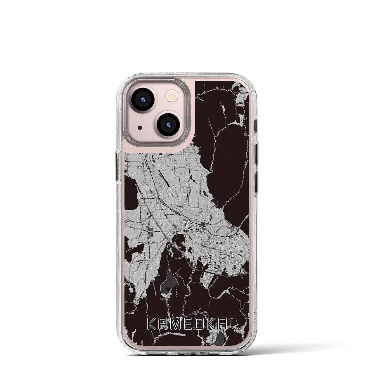 【亀岡(京都府)】地図柄iPhoneケース(MagSafeタイプ)