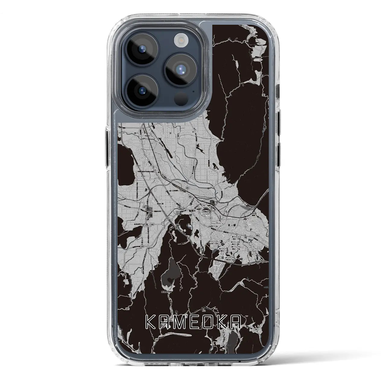 【亀岡(京都府)】地図柄iPhoneケース(MagSafeタイプ)