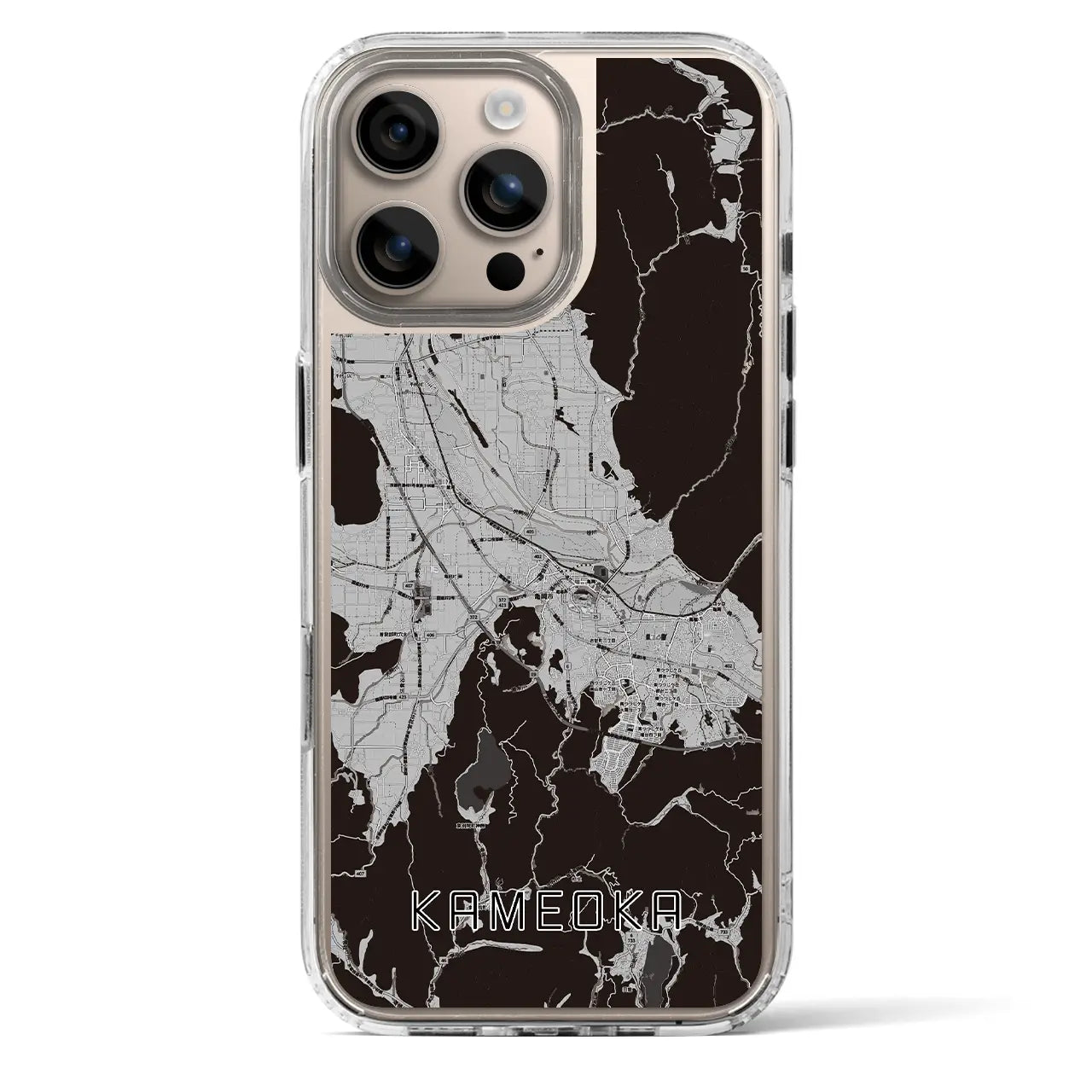 【亀岡(京都府)】地図柄iPhoneケース(MagSafeタイプ)